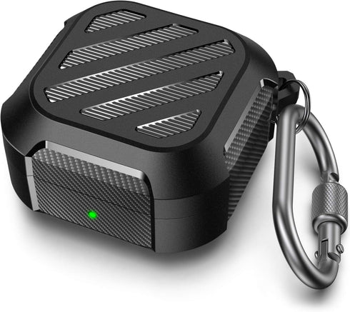 Samsung Galaxy Buds FE (2023) Protective Case - Shock-Proof, Wireless Charging (Black)...