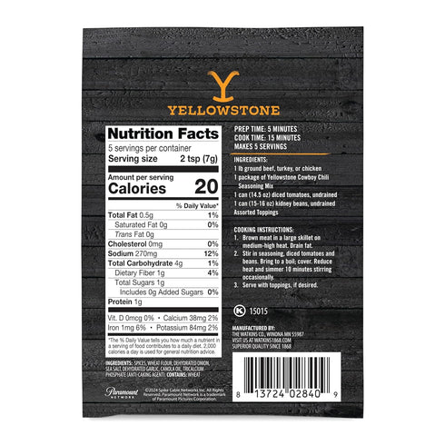 Watkin's Cowboy Chili Seasoning 1.25 oz...