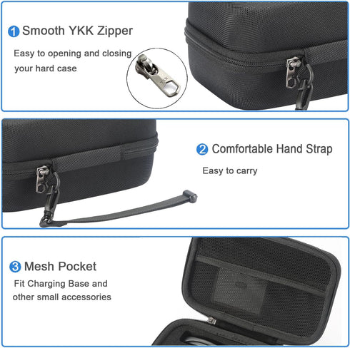 RAIACE Hard Travel Storage Case Compatible with Anker 27,650mAh 250W PowerBank + Anker 100W Charging Base. (case only) - Black...