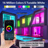 2 Pack LED Smart Light Bulb Color Changing A19 LED Light Bulbs, Light Bulbs Bluetooth Speaker&WiFi Light Bulb,1000LM RGB Dimmable,Google Home & Al...