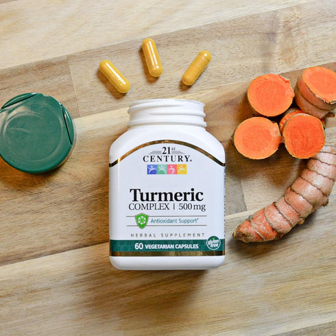 21st Century Turmeric Complex Vegetarian Capsules, 60 Count...