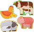 Petit Collage Beginner Puzzle for Kids, Farm Babies – Includes 4 Mini Puzzles (3-5 Pieces Each) – Cute Animal Puzzles for Ages 2+ – Makes a Great ...