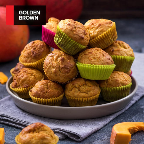 Stock Your Home (20-Count Disposable Muffin Tins 6-Cup, Standard Size Foil Muffin Pans, Aluminum Cupcake Tin for Baking, To-Go Trays for Bake Sale...