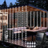 echosari Christmas Curtain Lights Solar Powered 7.9ft x 6ft 144 LED Outdoor Curtain Lights Waterproof with Timer 8 Modes for Christmas Garden Pati...