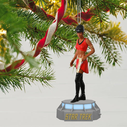Hallmark Keepsake Christmas Ornament 2020, Star Trek Mirror, Mirror Collection Lieutenant Nyota Uhura Storytellers With Light and Sound (3499QXI60...