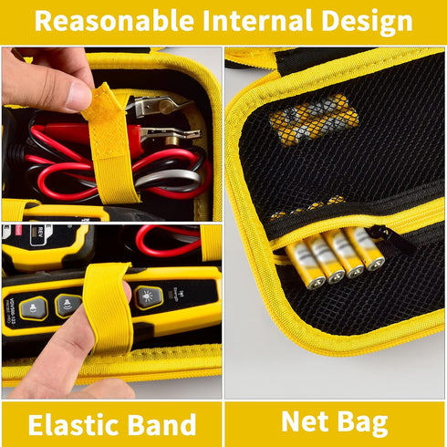 Case for Klein Tools VDV500-820/VDV500-063 Wire Tracer Tone Generator and Probe Kit Continuity Tester, Universal Storage Bag for Ethernet, Telepho...