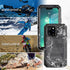 for iPhone 13 Pro Case Waterproof with Built-in Screen Protector Full Body Rugged Hard Silicone, Military Grade Shockproof Dustproof Protective Co...