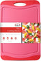 Raj Plastic Cutting Board Reversible Cutting board, Dishwasher Safe, Chopping Boards, Juice Groove, Large Handle, Non-Slip, BPA Free (Small (11.42...