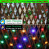 Christmas Decorations Outside Solar Snowflake Lights, 50LED Bright and Long-Lasting Solar Christmas Lights Outdoor Waterproof Decorations, Snowfla...