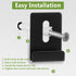 6 PCS Mirror Brackets for Hanging on Wall, Stainless Steel U Wall Mounted Mirror Hanger Fastener Bracket with Screw Heavy Mirror Mounting Hardware...