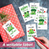 Valentine’s Day Gift Tags Cute Frog Theme DIY Present Wrap Hang Label with Twine Kids Hang Name Label Valentine's Day Anniversary Party Wrapping S...