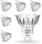 ALIDE GU10 Led Bulbs 5W 6000k Daylight White Dimmable,25W-35W Halogen Equivalent,MR16 GU10 Base AC120V Dimmable Led Spotlight Track Light Bulbs,45...