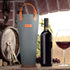 Tirrinia Single Wine Gift Tote Bag, Insulated Padded Thermal Wine Bottle Carrying Cooler Carrier for Travel, Picnic, Great Gift for Wine Lover, Gr...