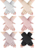 Handepo womens 6 Pairs Sunscreen Fingerless Summer UV Protection Driving Riding Fishing Gloves, Multicolored, Medium...