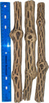 Awesome Aquatic Natural Cholla/Choya Wood 3 Pieces 12” for Shrimp Habitat and Food Treat Hermit Crabs Plecos Aquarium Decoration Lowers pH Hideout...