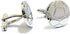 Silver Soccer Ball Association Football Cufflinks...