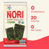 KIMNORI Seasoned Seaweed Snacks Sheets – Organic Sweet 'N Spicy Flavor, 12 Individual Packs, Roasted Crispy Premium 100% Natural Laver Kim Nori, 4...