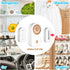 Mini USB Fridge Deodorizer, Portable Rechargeable Refrigerator Deodorizer, Odor Eliminator Reusable Deodorizer for Home, Freezer, Car, Closet, War...