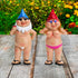 Garden Gnomes Gag Gifts Funny Gifts for Men Women Garden Gnomes Outdoor Yard Decorations Outdoor (Couple Gnomes)...