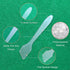 Mini Disposable Plastic Cosmetic Spatulas - SumDirect 400 Pcs Frosted Clear Skincare Makeup Mask Spatula...