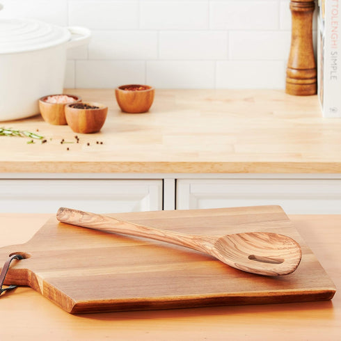 Tovolo 81-29286 Wooden Slotted Cooking Utensil, Olivewood Kitchen Spoon, One...