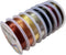 MIANDTOYA Copper Wire for Jewelry Making 8 Rolls 0.51mm 24 Gauge 10M Metal Soft Thin Gold Silver Beading for Supplies Crafts Floral Modeling DIY P...