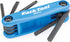 Park Tool AWS-9.2 Fold-Up Hex Wrench and Screwdriver Set Tool,Blue...
