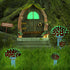 Fairy Door and Mushrooms for Garden, Glow in The Dark Fairy Garden Decor Accessories, Fairy Wild Garden Accessories Resin Miniature Garden Accesso...