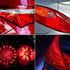 10 Packs LED Light Bulbs Super Bright 1157 2057 2357 7528 BAY15D for Cars 12V Non-Polarity 39-SMD LED Chipsets with Projector for Turn Signal Ligh...