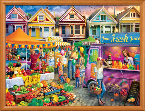 MasterPieces 750 Piece Jigsaw Puzzle for Adults, Family, Or Youth - Weekend Market - 18"x24"...