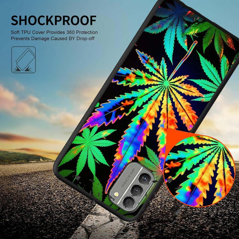 for Nokia G310 5G Phone Case for Nokia G310 5G Case with Marijuana Leaf Weed Stylish Pattern for Women Wen Slim Soft TPU Silicone Rubber Shock-pro...