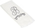 Avanti Linens - Fingertip Towel, Soft & Absorbent Cotton Towel (Monogram Collection, Initial K), White...