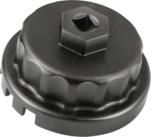 Oil Filter Wrench for Toyota and Lexus - Fits 2.5-5.7L Engines with 64mm Cartridge Style Oil Filter System - 4 Slots for Easy Removal...