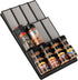 Spice Drawer Organizer | 3 Tier Kitchen Spice Rack Organizer for Drawer | Non-Skid storage Tray...