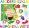 Curious Columbus Toddler Magnets – Set of 52 Fridge Magnets for Kids – Includes 26 Large Foam Food Pieces and 26 ABC Alphabet Letters for Learning...