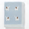 100% Cotton Baby Blanket Knit Soft Cozy Swaddle Receiving Blankets Toddler Infant blanket with Lovely Elephant for Newborn Boy Girls - Light Blue,...