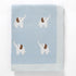100% Cotton Baby Blanket Knit Soft Cozy Swaddle Receiving Blankets Toddler Infant blanket with Lovely Elephant for Newborn Boy Girls - Light Blue,...