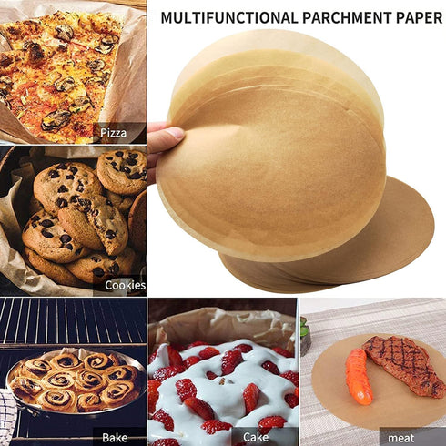 150 Sheets Round Baking Parchment Paper, 6, 8, 10 Inch Non-Stick Cake Pan Parchment Liner for Baking, Grilling and Steaming Bread...