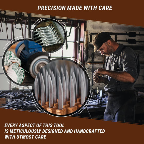 BeaverCraft Wood Carving Gouge K5/12 Woodworking Hand Chisel Compact Wood Carving Knife for Beginners and Profi...