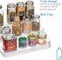iDesign 3-Tier Spice Rack Organizer for Cabinets, Pantry or Countertop - Clear - Made in USA...