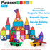PicassoTiles Magnetic Car Play Set with Action Figures for Kids 3+ - STEM Building Block Vehicle Toy...