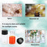 20 PCS 20ML (5 dram) Clear Small Liquid Sample Glass Vials with Screw Caps, 27.5mm Diameter x 57mm Length Leak-Proof Vial, 24-414 Black Screw Cap ...