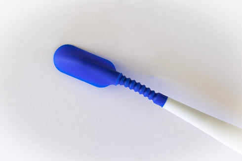 Mouth-Mate Large Oval Oral Hygiene and Tooth Brushing Aid with Unique Bendable Handle and Soft Tip to Improve Comfort, 2 Pack...