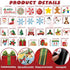 30 Christmas Theme Fridge Sticker Christmas Refrigerator Magnet Santa Claus Snowman Dwarf Snowflake Candy Fridge Magnet Stickers Decorations Xmas ...
