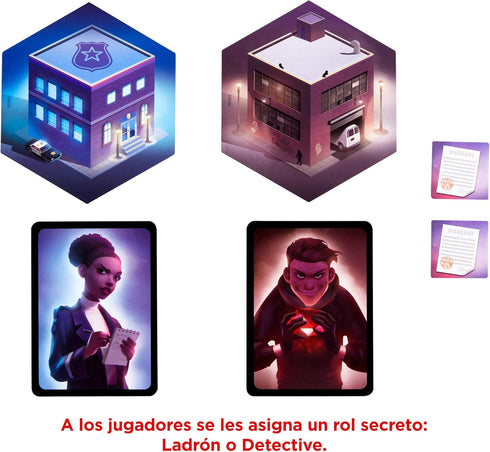 Mattel Games Jewel Heist Team Strategy Game, Mystery Role-Play Social Deduction Game with Game Board, Vault and Jewels, for Adults, Family and Kid...