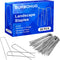Landscape Staples 6 Inch 11 Gauge, 20 Pack Garden Staples Galvanized Ground Stakes Anti-Rust Landscape Fabric Staples Garden Stakes for Irrigation...