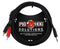 Pig Hog PB-S3R06 3.5 mm to Dual RCA (Male) Stereo Breakout Cable, 6 Feet...