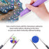 Queenme 2880pcs SS10 AB Hotfix Rhinestones Flatback Crystals for Clothes Shoes Crafts Hot Fix Round Glass Gems Stones Flat Back Iron on Rhinestone...