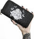 Ro Rox Selene Wallet Moon Phase Goddess Witchcraft Wicca Goth Faux Leather Purse...