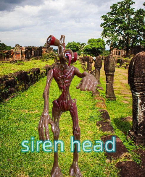 4 PCS Siren Head Toys Siren Head Action Figure Monster Amazing Head Horror Models (Series-E)...